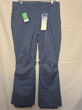 Roxy Backyard Snow Pants Blue Womens Large NWT Ski Snowboard